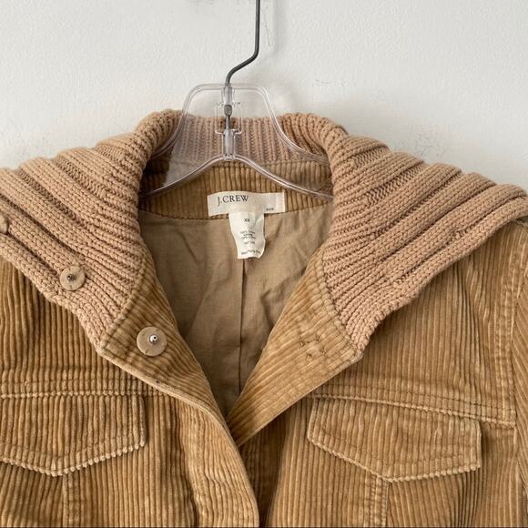 J. Crew Camel Corduroy Crop Jacket XS - Picture 2 of 6